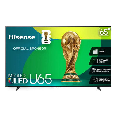 Hisense Smart TV Pantalla 65 Pulgadas Mini-LED 65U65QFM Fire TV | Meses sin interés