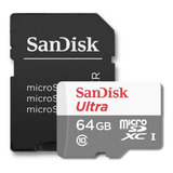 Cartão De Memória 64gb Micro Sd Ultra 100mbs Class10 Sandisk