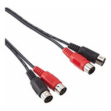 Cable Midi Doble 5 Pines Din A Doble 5 Pines Din, 3 Metros
