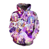 Sudadera Anime Hatsune No Game No Life Impreso 3d