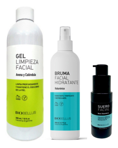 Biobellus Combo Gel Avena + Bruma Hidratante + Hialuronico