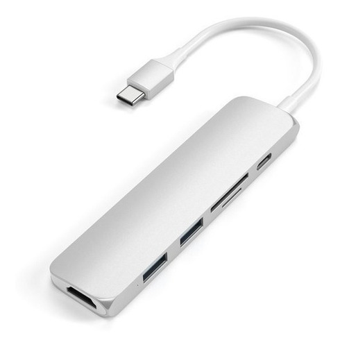 Hub Adaptador Satechi Usb-c - Multipuertos Slim V2