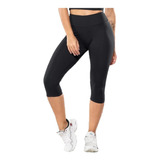 Calza Capri Pescadora Faja Ancha Doble Costura Tiro Alto