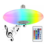 Ampolleta Led Rgb Parlante Bluetooth Ufo 10w / Angelstock