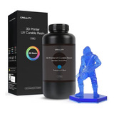 Resina 3d Uv Creality Estándar Plus 1000g Azul Transparente