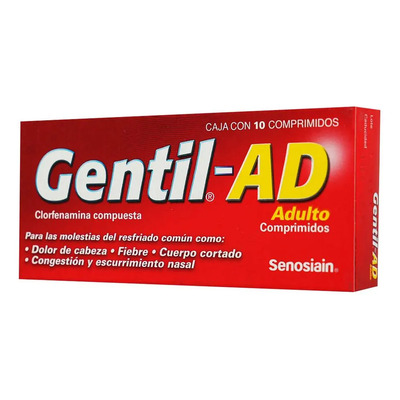 Gentil-ad Comprimidos, 10 Comprimidos | MercadoLibre