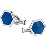 Cufflinks Gemelos Montblanc Sartorial Blue Onyx Hex - 118600