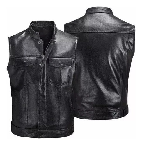 Chaqueta De Cuero De Moto Chaleco De Moto Para Hombre 2023