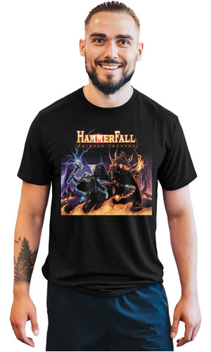 Camiseta Camisa Blusa Hammerfall Crimsonthunder