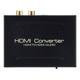 O Convertidor Divisor Hdmi A Hdmi Y Spdif Óptico Rca L/r