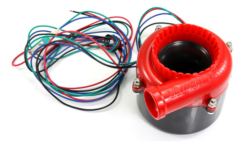 Volquete Rojo Electrónico Turbo Universal Con Sonido Falso