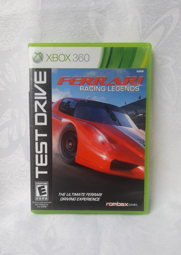 Test Drive Ferrari Racing Legends Xbox 360 Físico Usado