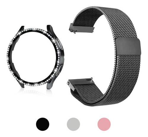 Correa De Acero+case Protector Para Samsung Galaxy Watch 4/5