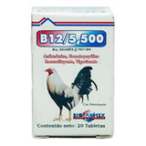 Vitamina B12 5500 De 20 Tabletas Gallos Y Pollos