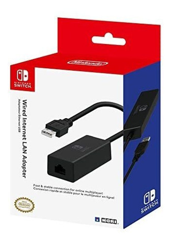 Nintendo Switch Wired Internet Lan Adapter By Hori Official