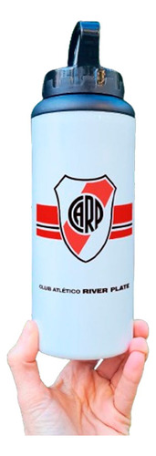 Botella Deportiva River Plate 500cc Térmica Frío Calor