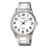 Reloj Casio Hombre Mtp-1303d-7b Agente Oficial Caba Color De La Malla Plateado Color Del Bisel Plateado Color Del Fondo Blanco