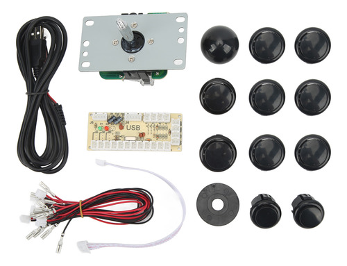 Controlador Usb Diy Computer Rocker Oval Ball Joysticks Com