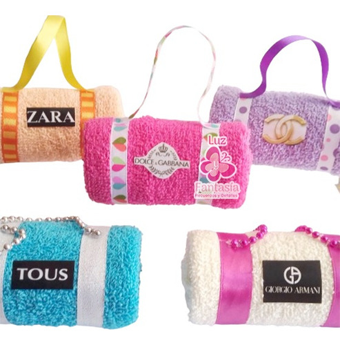 20 Bolsa De Mujer De Toalla Facial Lindos Recuerdos