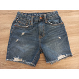 Short Jean Old Navy Tiro Alto Nena Talle 10 Años 