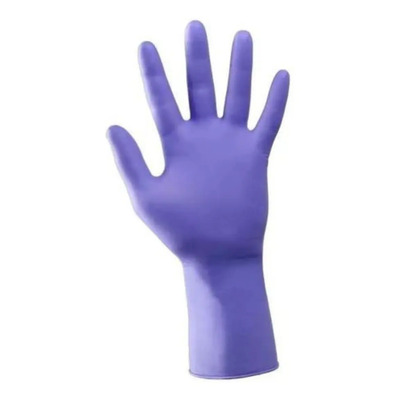 Guantes Nitrilo UniSeal Lila Antideslizantes Hipoalergénicos Talla M x100 | MercadoLibre
