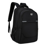 Mochila Para 15.6 Inch Laptop De Gran Capacidad De Viaje Impermeable Negra Para Hombre Y Mujer