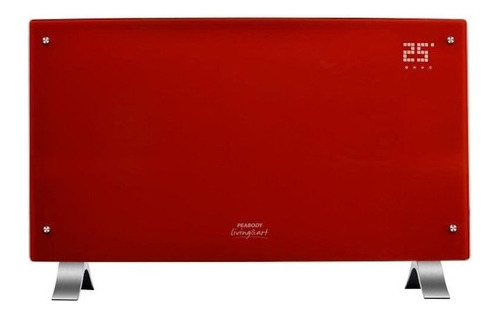 Calefactor Eléctrico Peabody Pe-vqd20 Rojo 220v 