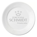 Conjunto Pratos Rasos 12 Pçs Convencional Porcelana Schmidt