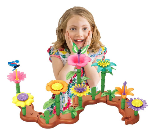 Build A Flower Garden Toy - Diy Flower Arranging Spring