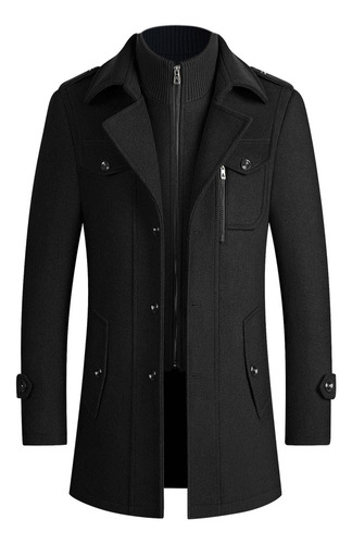 Chaqueta De Invierno Desmontable De Doble Capa For Hombre