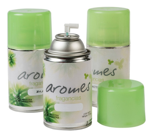 Pack 12 Fragancias Aromes Aerosol Repuesto Aromatizador 