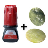 Kit Cola Hs10 3ml + Pedra Jade Para Alongamento De Cílios