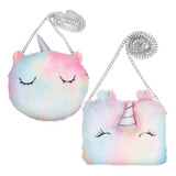 Bolsos Tipo Bandolera Fuzzy Purse, 2 Unidades