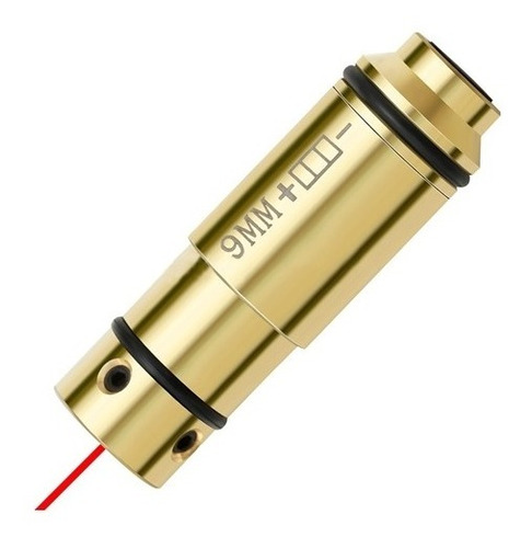 Colimador 9mm Laser Bullet Mira Treino Tiro Seco Top