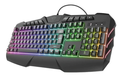 Teclado Gamer Rgb Gxt881 Odyss Semi-mech Trust