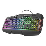 Teclado Gamer Rgb Gxt881 Odyss Semi-mech Trust