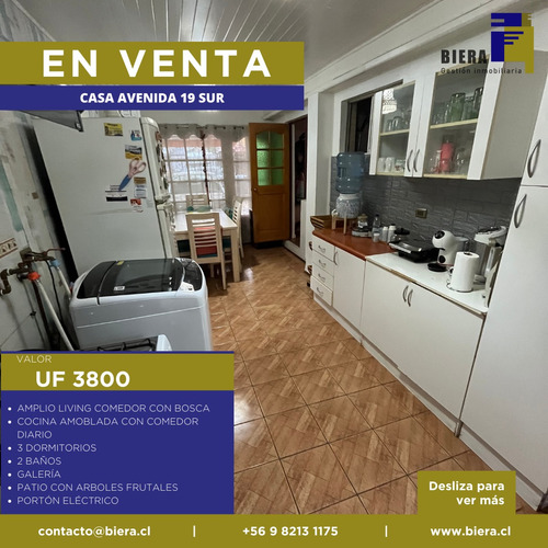 Hermosa Casa En Avenida 19 Sur