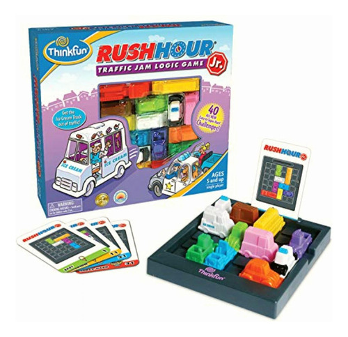 Thinkfun Rush Hour Junior Traffic Jam Lógica Juego Y