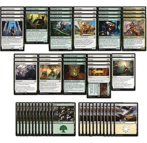 Deck Exert Verde/blanco - Legal Modern Mtg - 60 Cartas