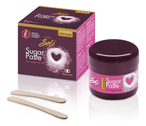 Italwax Solo - Kit De Cera De Pasta De Azúcar, Fuerte, For.