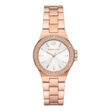 Reloj Michael Kors Lennox Mk7279 Rosa-dorado E-watch Color De La Correa Rosa Dorado