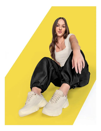 Sneaker Forever 21 Para Mujer Beige 3598429