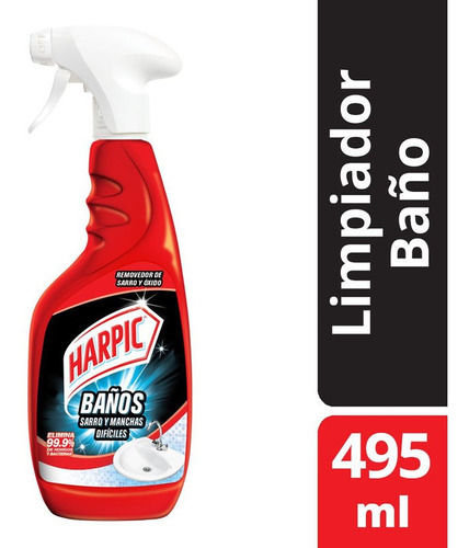 Limpiador En Atomizador Harpic Baños 495ml