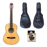 Guitarra Criolla Gracia M7 + Funda + Afinador Cuota