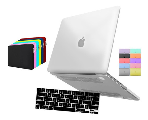 Kit Case Macbook Pro 13 A2338 Com Chip M2 +bag +pel Teclado