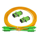 Cable  Fibra Optica Para Modem Con Cople Pack De 2 Juegos