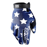 Guantes Mx Star Azul - Motocross/atv/mtb Talle M