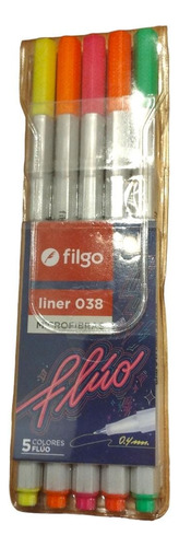 Microfibra Filgo Liner 038 X5 Unidades Fluo