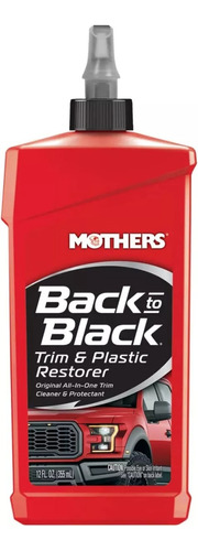 Restaurador De Plástico Y Molduras Color Negro Mothers 355ml