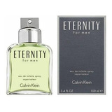 Ck Eternity Men 100ml Edt Silk Perfumes Original